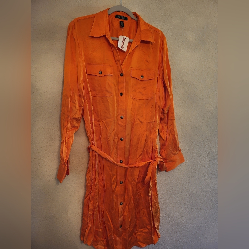 Orange dress